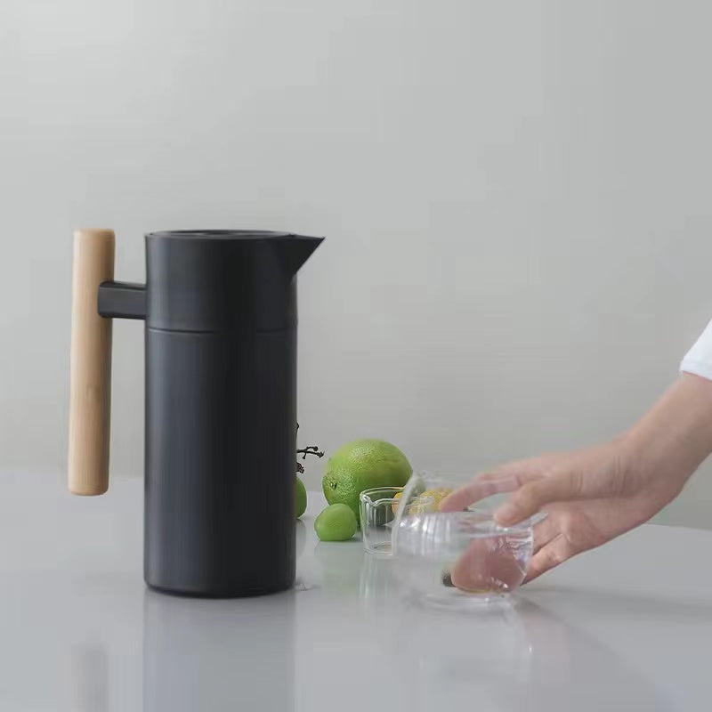 Wooden Handle Tea Pot Kettle Set