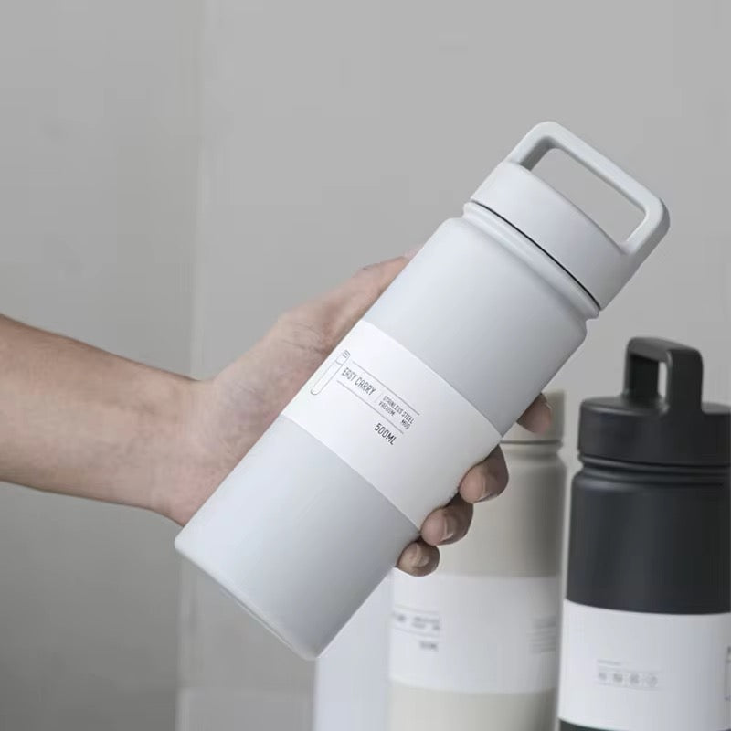 Minilisum Fashion Durable 500ml Outdoor Travel Car Portable Vacuum Water Tea Bottle Coffee Cup Stainless Steel 304