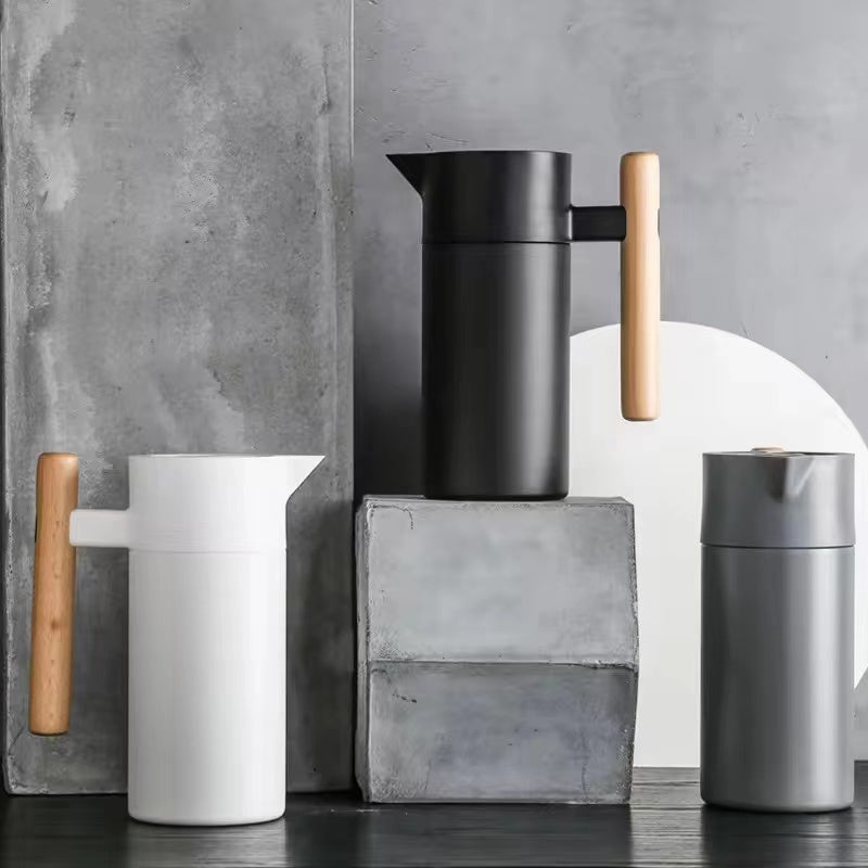 Wooden Handle Tea Pot Kettle Set