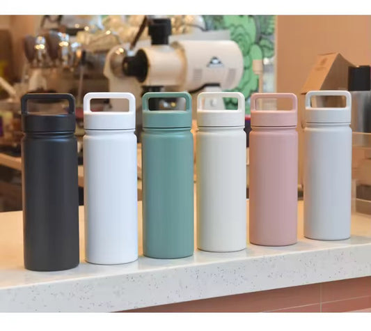 Minilisum Fashion Durable 500ml Outdoor Travel Car Portable Vacuum Water Tea Bottle Coffee Cup Stainless Steel 304